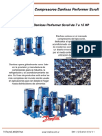 Compresores Danfoss Performer Scroll de 7 A 15 HP