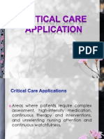 Critical Care Application