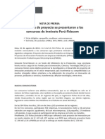 584 Fichas de Proyecto Se Presentaron A Los Concursos de Innóvate Perú-Fidecom