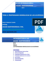 Tema 4-Propiedades Hidraulicas de Los Acuiferos PDF