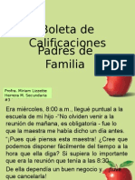 Boleta de Calificaciones Papas