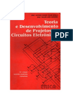 TEORIA E DESENVOLVIMENTO DE PROJETOS DE CKT ELETRÔNICOS