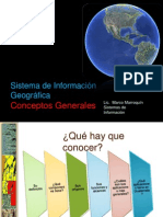 Sistema de Información Geográfica: Conceptos Generales