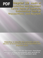 Chapter 19 Audit of Acquisition and Payment Cycle