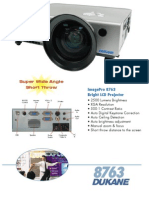 Dukane 8763 Projector