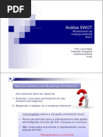 Aula 13 - Analise de SWOT