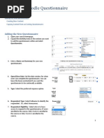 Questionnaire Activity