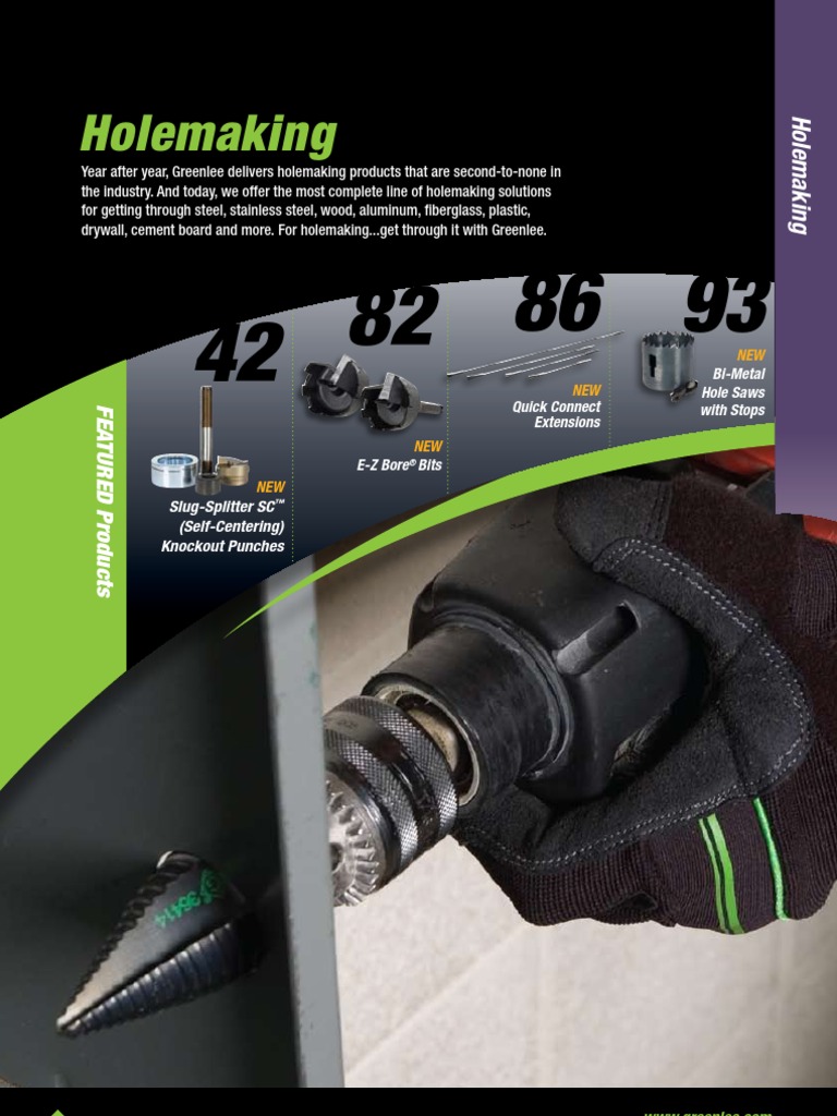 28.3mm Greenlee 72BB Standard Round Knockout Punch Unit tillescenter