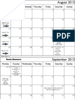 Company Calendars 2013