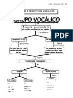 1er Año - Lenguaje - Guia Nº3 - Grupos y Fenómenos Vocálicos