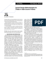 Verification of Proposed Design Methodologies For Effective Width of Slabs in SlabColumn Frames by J. Grossman