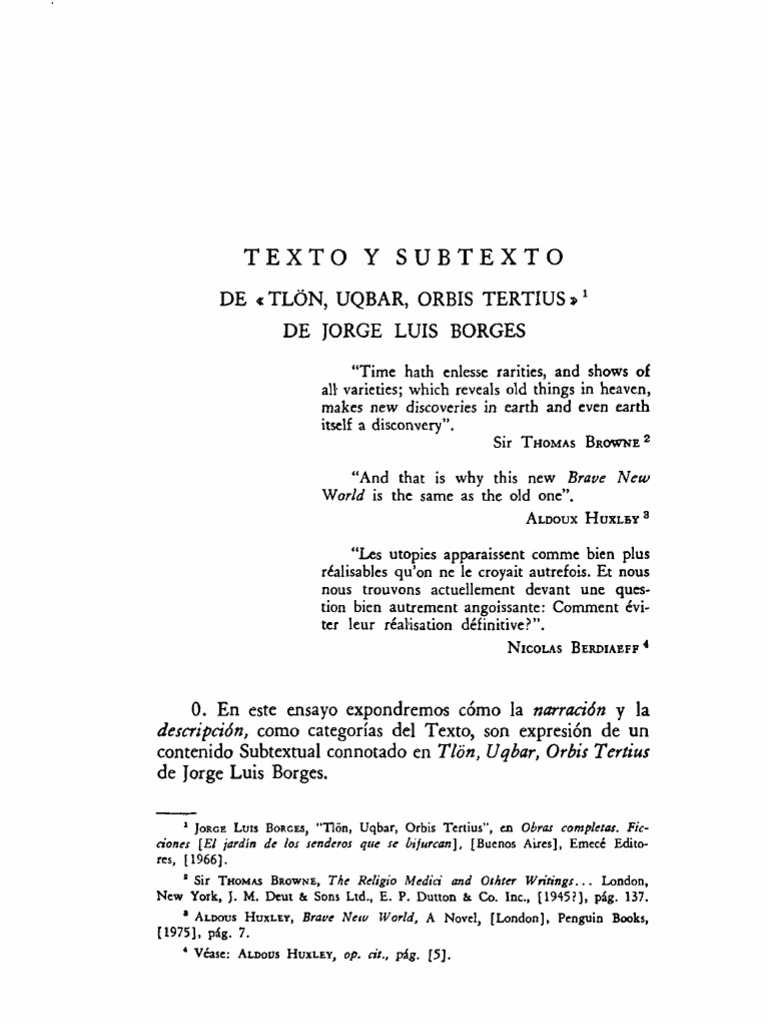 Análisis del Texto en Borges | PDF | Traducciones | Mil y una noches