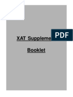 XAT Supplement Booklet