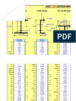 AISC 13.0 Properties Viewer