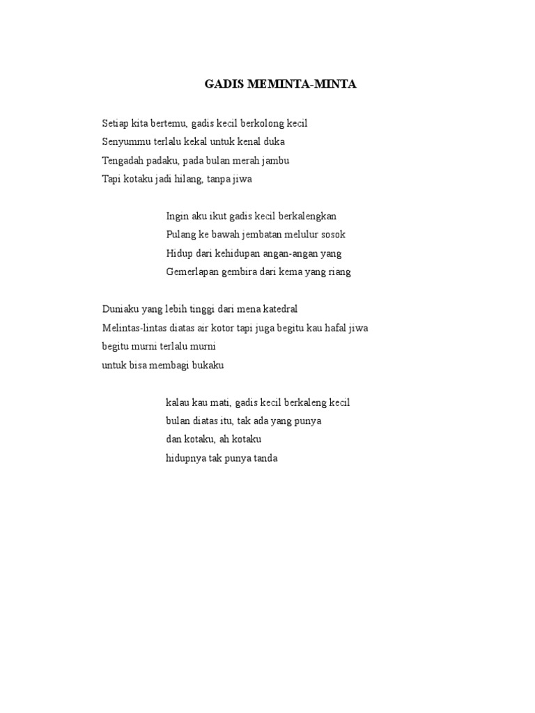 Kumpulan Puisi By Cindy Computer Pdf