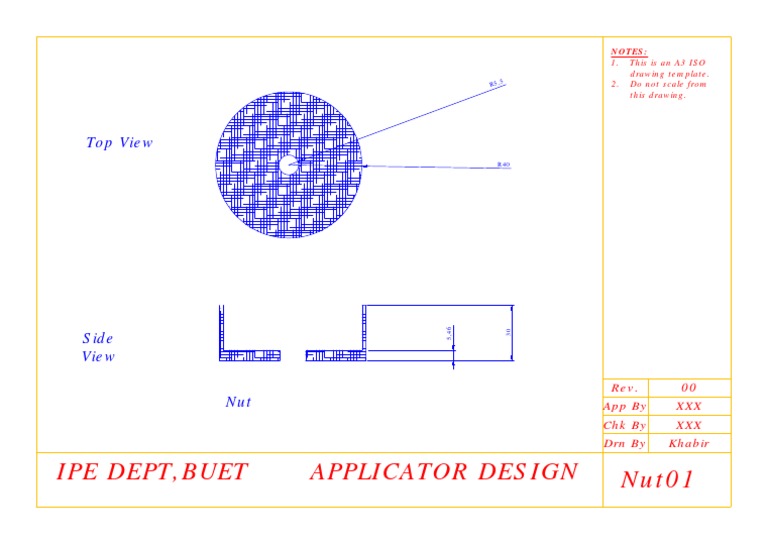 A3 ISO Drawing Template Guide | PDF | Technology & Engineering