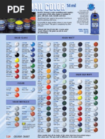 Colour Chart: Solid Gloss Solid Matt