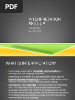 Japanese-English Interpretation Tips