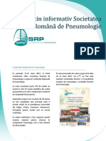 Buletin Informativ Societatea Română de Pneumologie - Iulie 2013