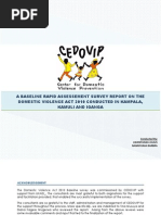 Baseline Survey Report On The Domestic Violence Act 2010 Conducted in Kampala, Kamuli and Iganga.