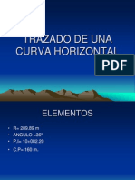 Trazado de Una Curva Horizontal