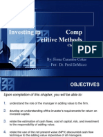 Investing in Comp Etitive Methods: By: Fiona Caramba-Coker For: Dr. Fred Demicco
