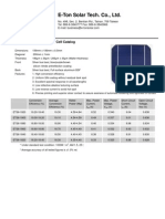Datasheet-Solar PV Cells PDF
