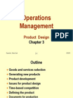 Operations Management: Product Design