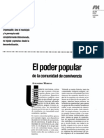 Alejandro Moreno El Poder Popular de La Comunidad de Convivencia PDF