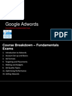Google Adwords: Accreditation Fundamentals Exam
