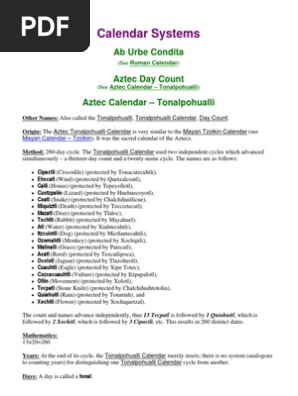 Calendar Systems A-to-Z