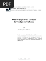 Trabalho Final - O livro sagrado e a invensão da tradição na umbanda