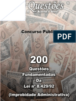 200 Questoes de Improbidade Administrativa