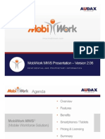 Audax MobiWork Presentation