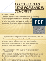 Stonedust Used As Alternative For Sand in Concrete