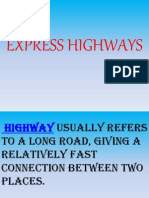 Express Highways - ppt.4th Sem
