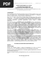Decreto Departamental 023