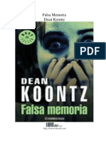 Dean Koontz - Falsa Memoria