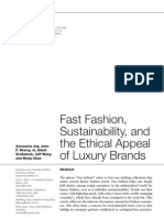 Fast Fashion Sustainability