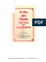 The Gita on Management