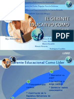 EL GERENTE EDUCATIVO COMO LÍDER