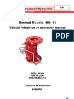 BERMAD - Válvula hidráulica de operación manual FP 405-11