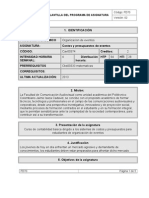 FD70 Costos y Presupuestos para Eventos