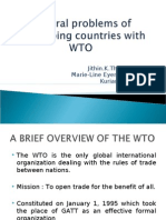 Problems of Developing Countries With WTO1