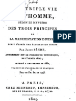 Bîhme Jakob - de La Triple Vie de L'homme PDF