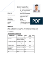 Curriculum Vitae: Name Dr. Buddhi Prakash Goswami