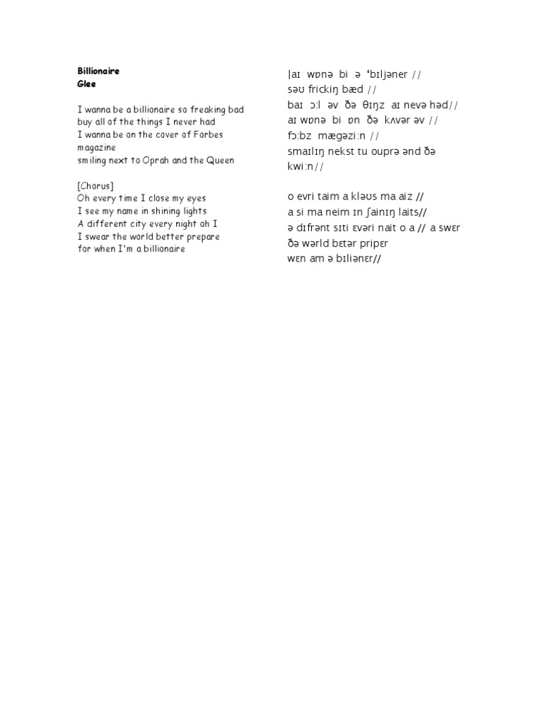 Billionaire Pdf