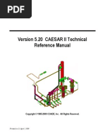 Caesar II Technical Reference Guide