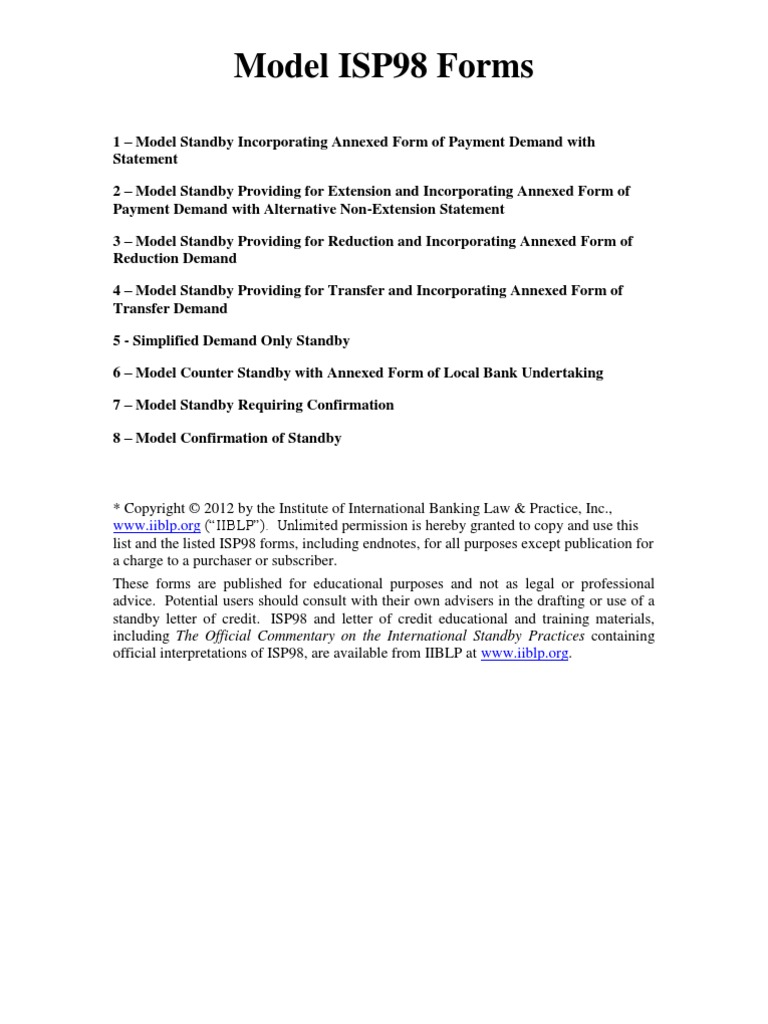 Examples of letters of credit image