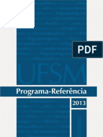 Vestibular 2013 Programa Referencia 2013